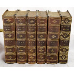 The Works of Joseph Addison (6 volume set in a fine binding)